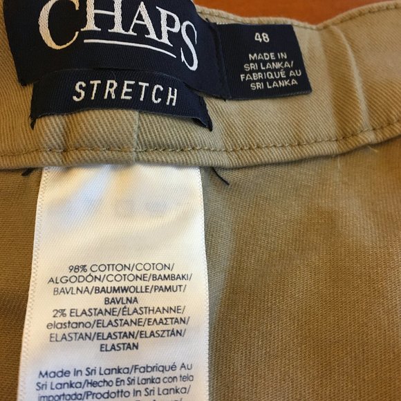 Chaps Big&Tall Stretch Flat Front shorts - Picture 5 of 8